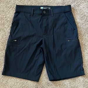 UnionBay UB Tech classic fit black cargo shorts